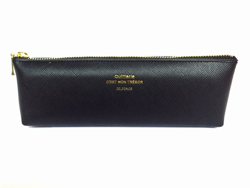 Delfonics Men's Quitterie Pen Case, Black, One Size